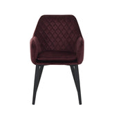 Melly Eetkamerstoel - Bordeaux Velvet